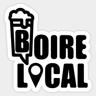 boire local Sticker